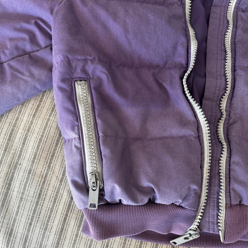 Vintage purple puffer ski jacket - Picture 6 of 11